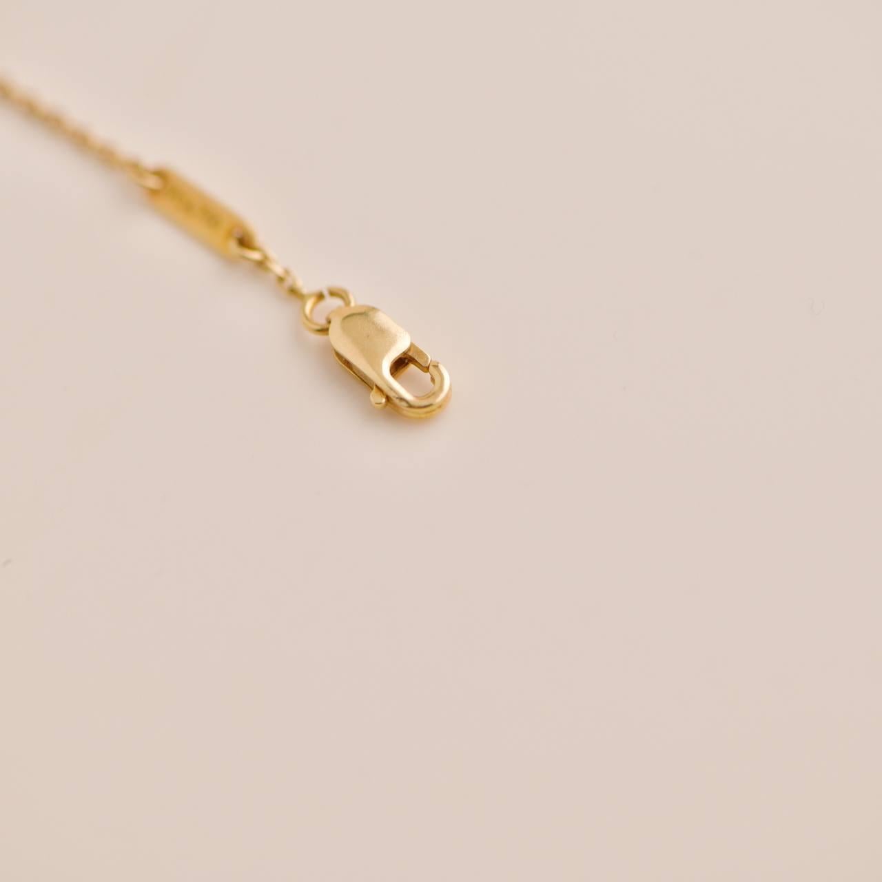 Van Cleef & Arpels Sweet Alhambra Mother of Pearl 18K Yellow Gold Bracelet 4