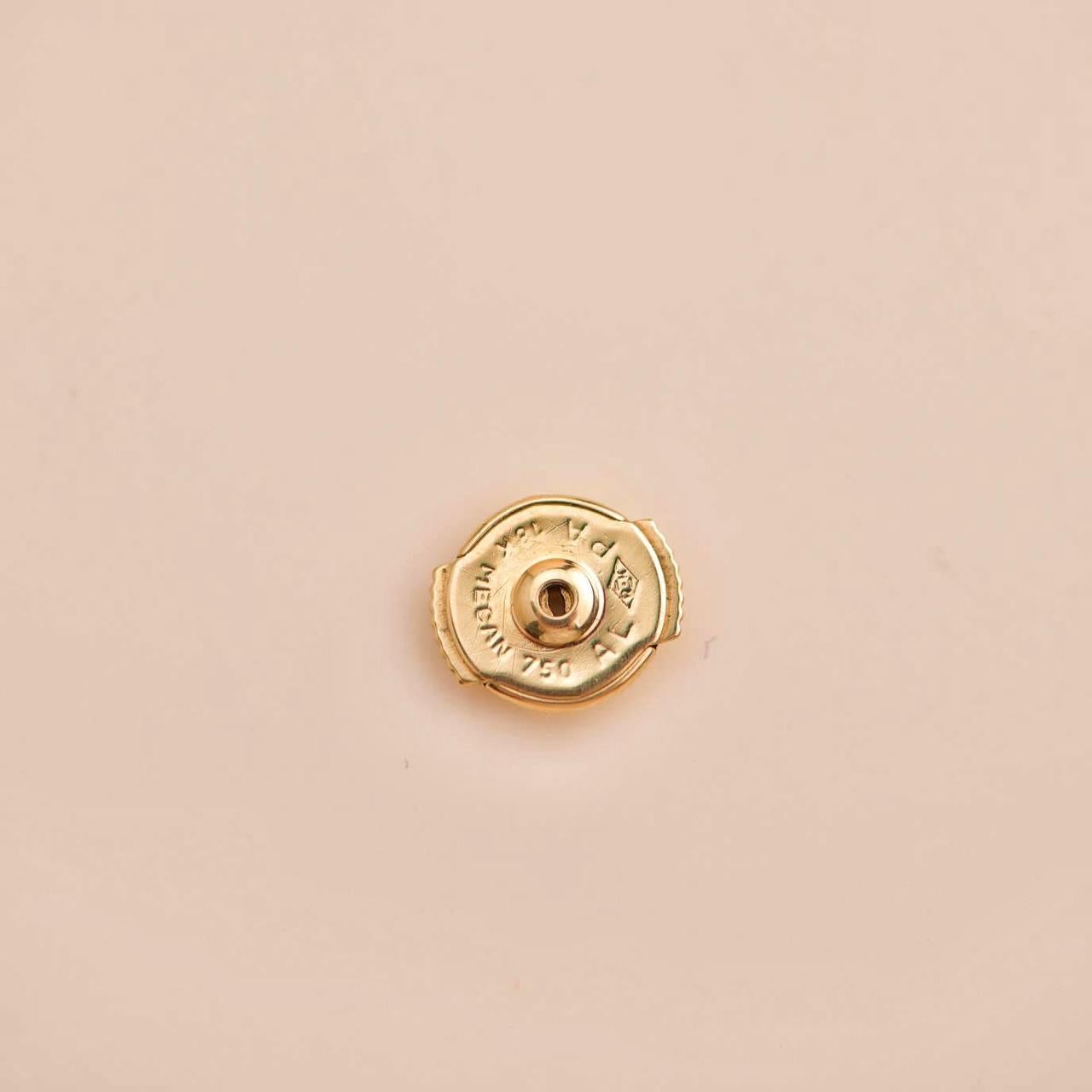 Van Cleef & Arpels Sweet Alhambra Onyx 18k Yellow Gold Earstuds 2