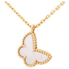 Van Cleef & Arpels Süße Alhambra Papillon-Halskette 