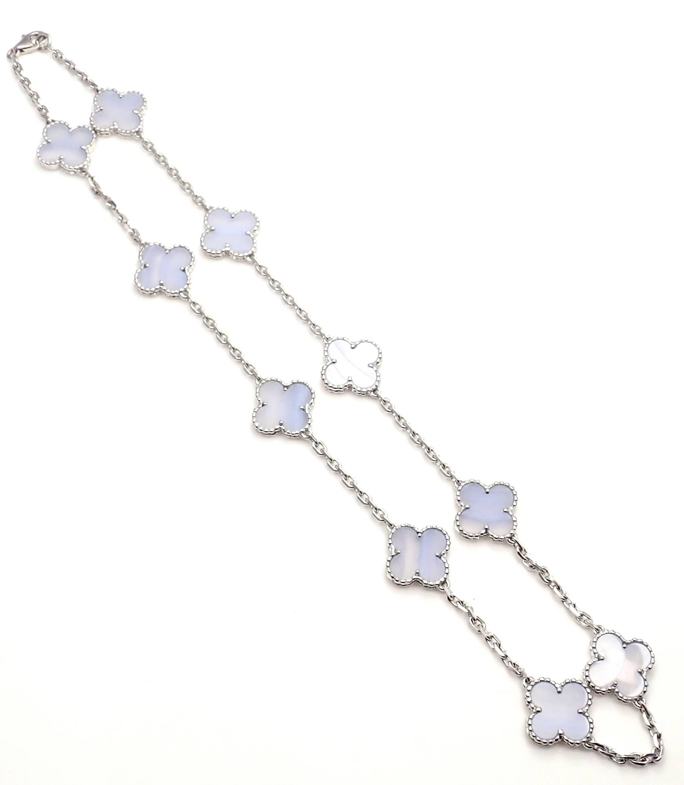 van cleef chalcedony necklace