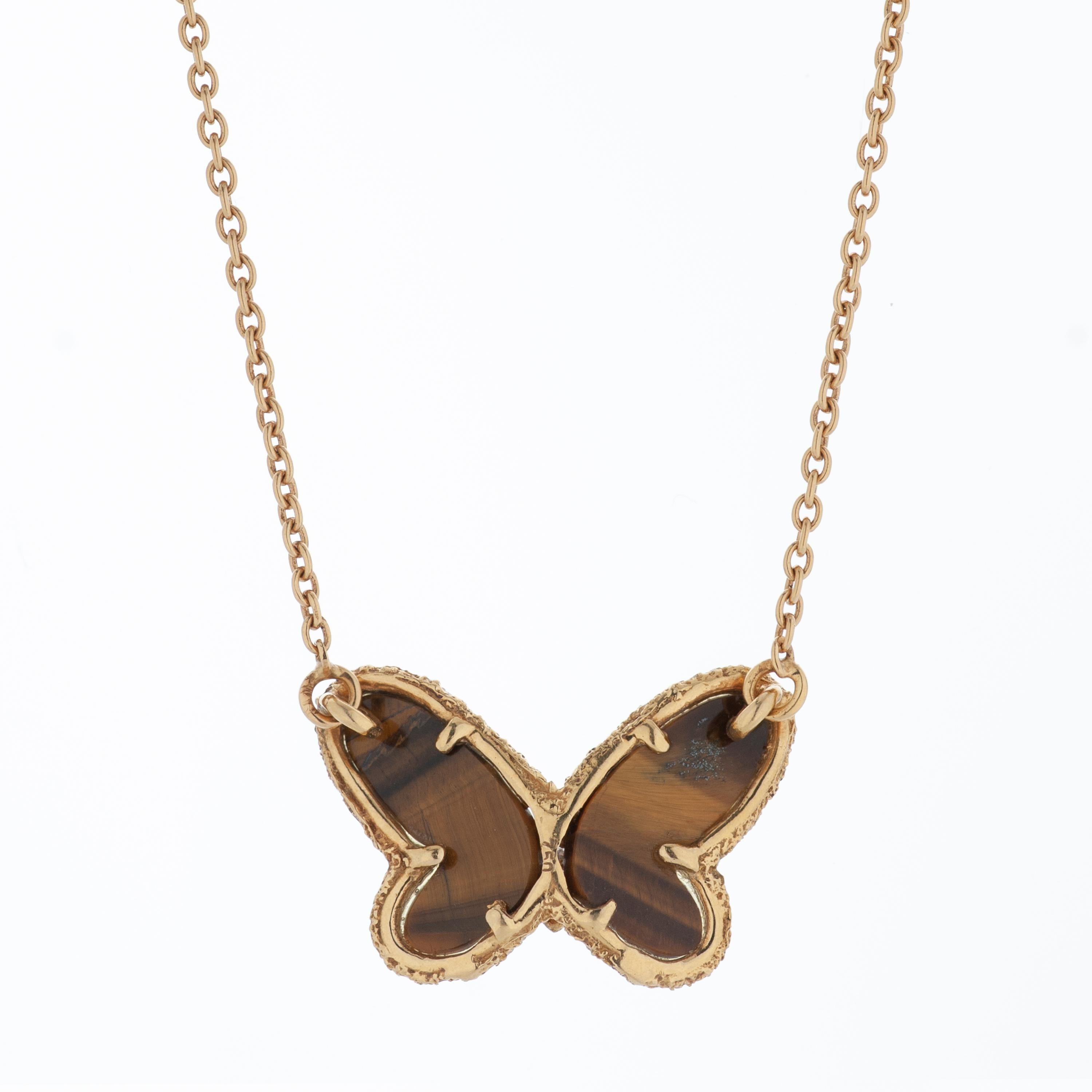 vca butterfly necklace