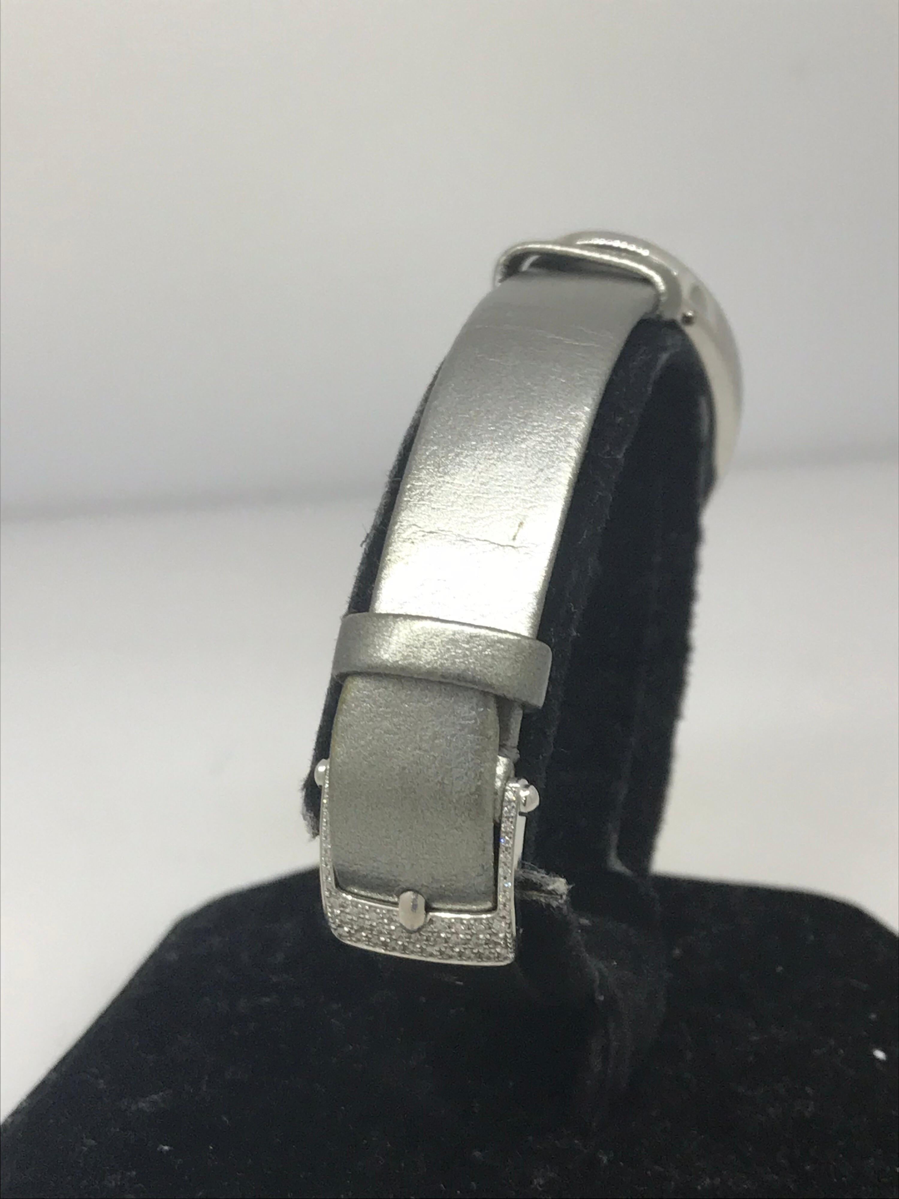 Van Cleef & Arpels Timeless Watch White Gold and Diamond Ladies WJWF01I9 New For Sale 6