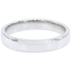 Retro Van Cleef & Arpels Toujours Wedding Band Ring in Platinum