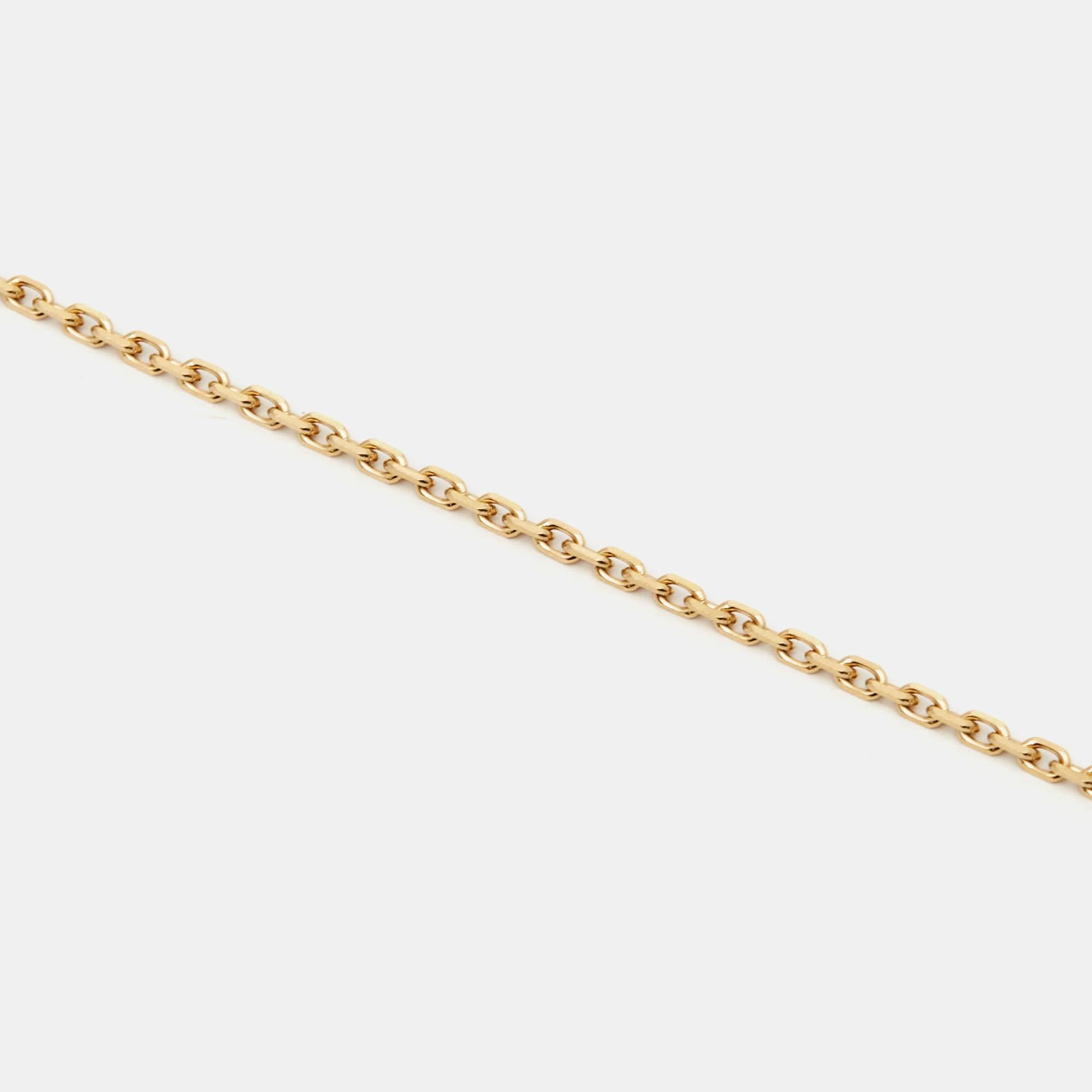 Van Cleef & Arpels Trace 18k Yellow Gold Chain 2