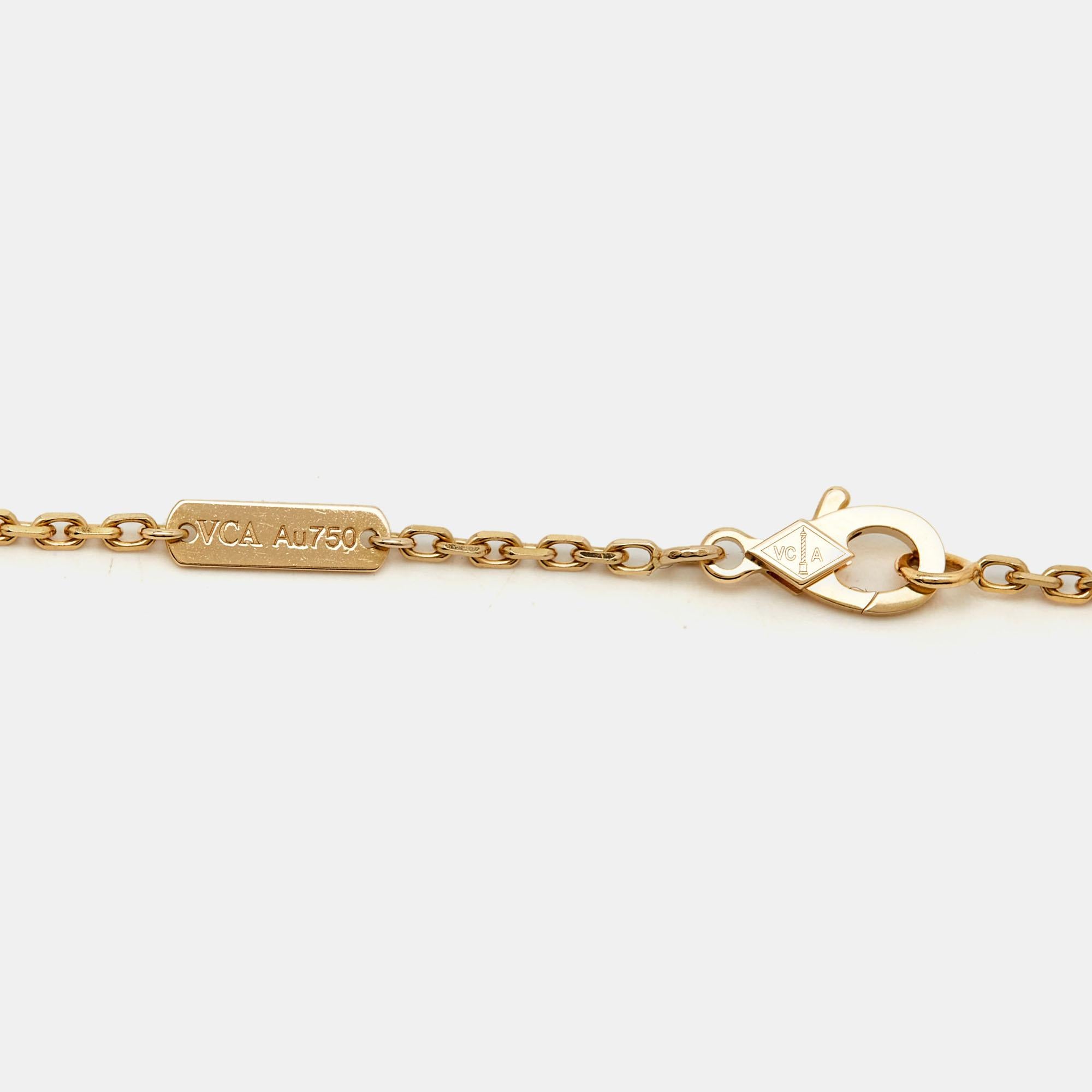 Van Cleef & Arpels Trace 18k Yellow Gold Chain 3
