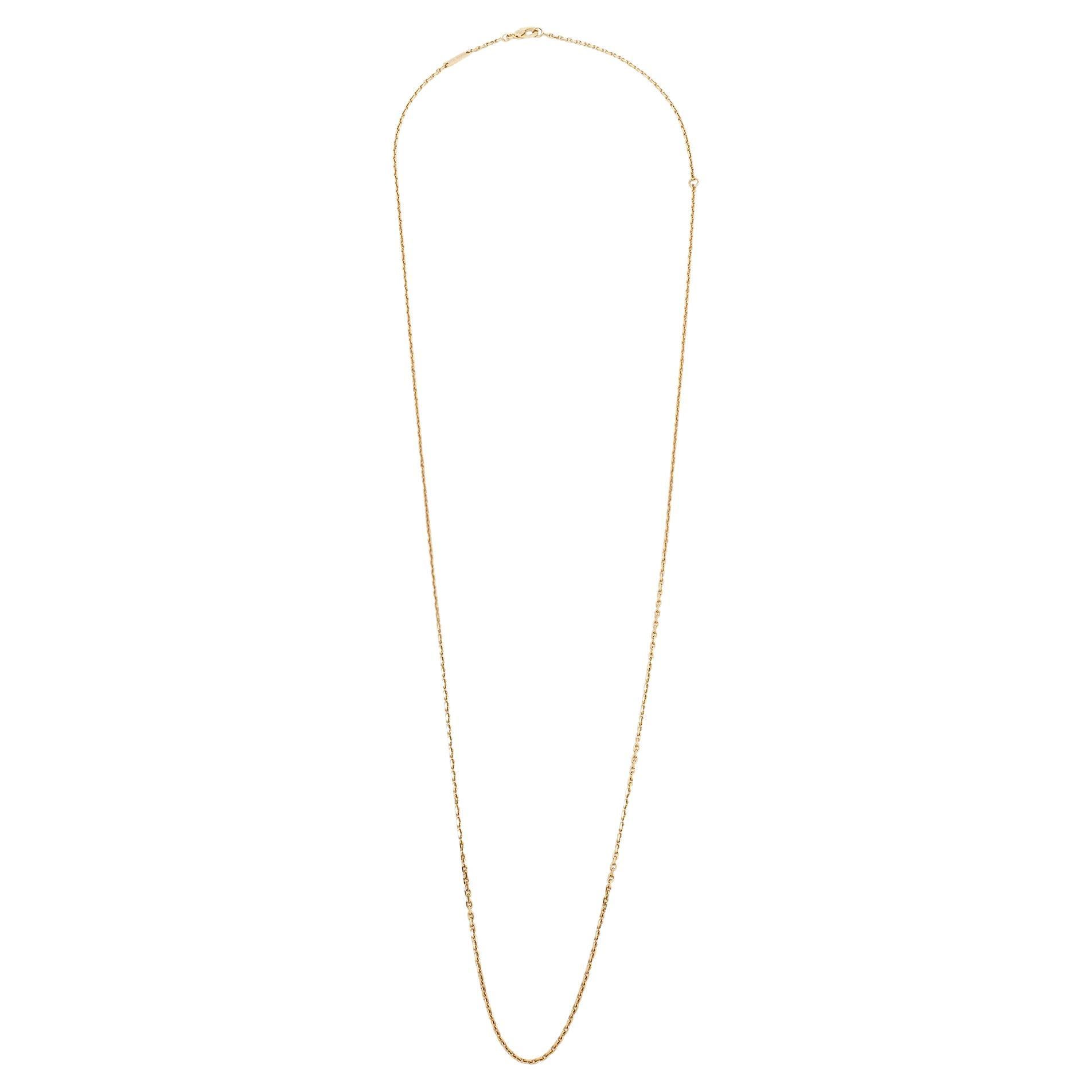 Van Cleef & Arpels Trace 18k Yellow Gold Chain
