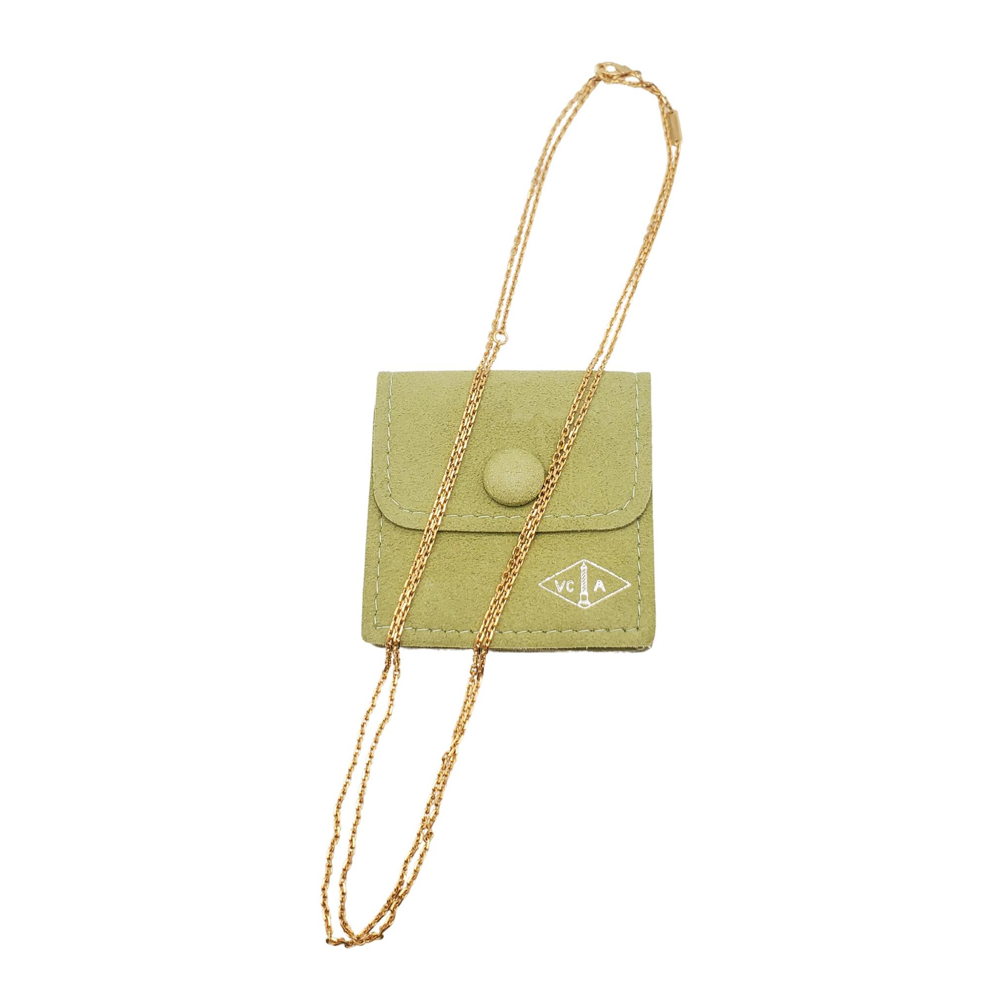 Van Cleef & Arpels 'Trace' Halskette aus Gelbgold 2