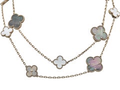 Van Cleef & Arpels Collar Alhambra Mágica Transformable 18K RG 15-Motivos