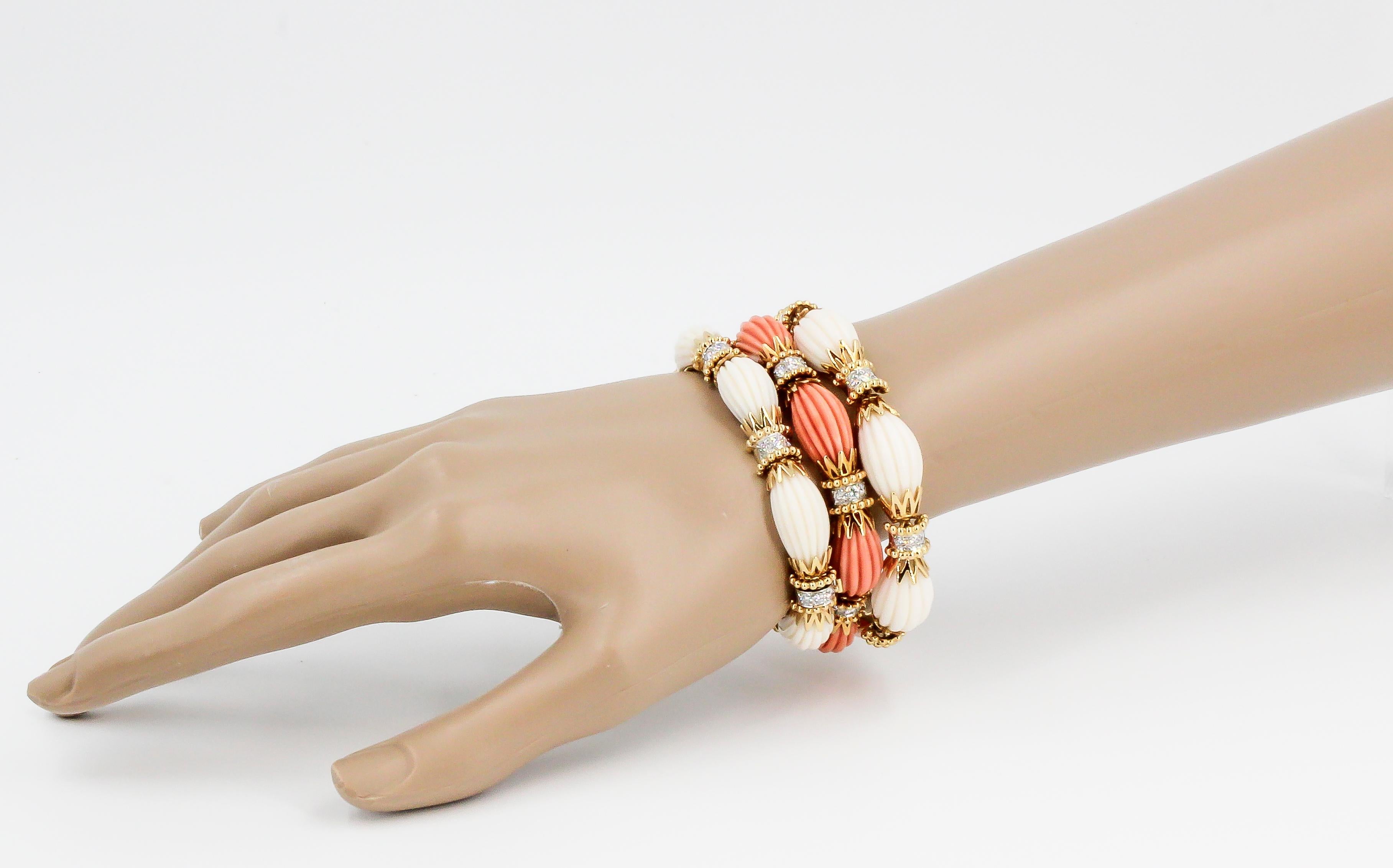 van cleef platinum bracelet