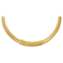 Van Cleef & Arpels Tubogas Gold Necklace