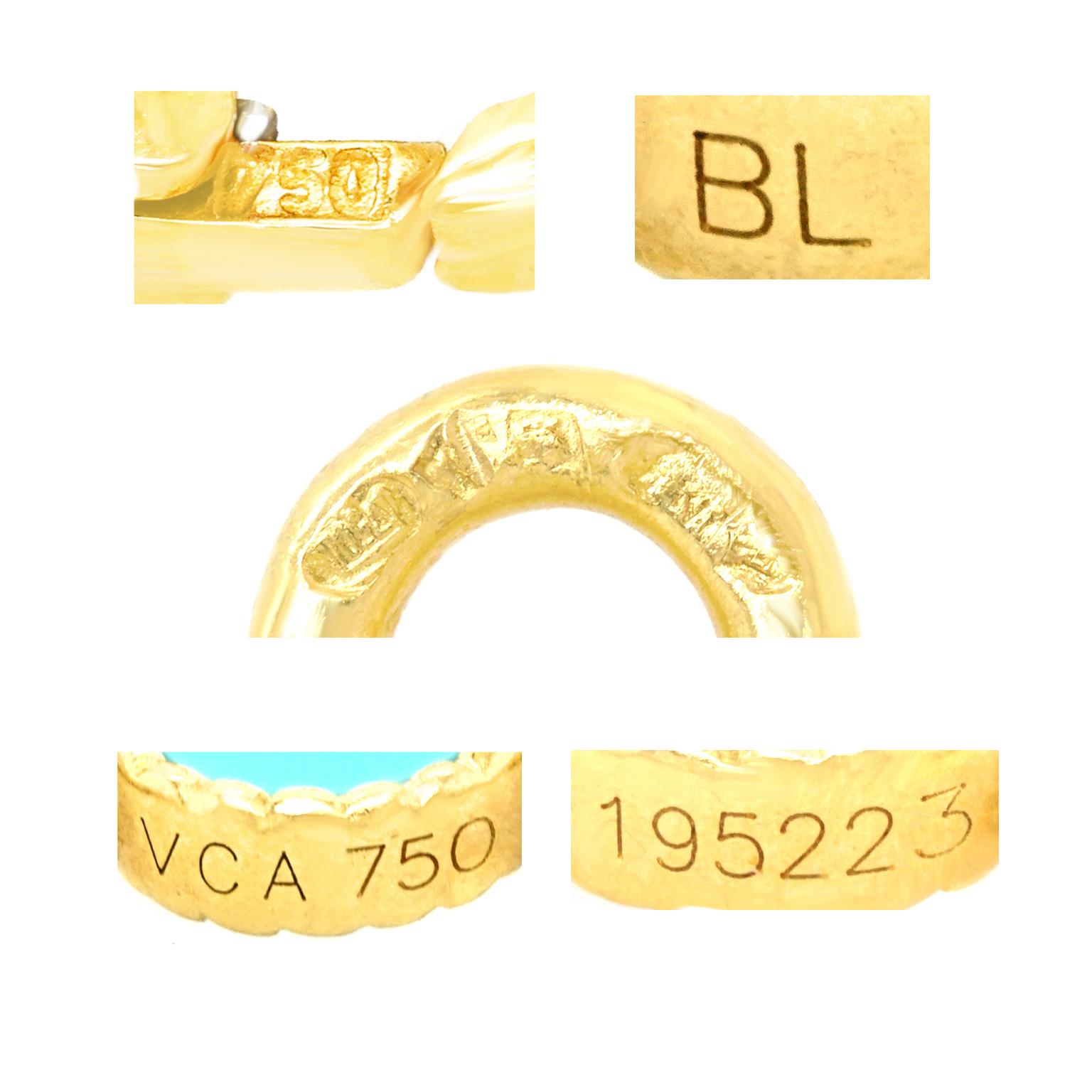 vca turquoise bracelet