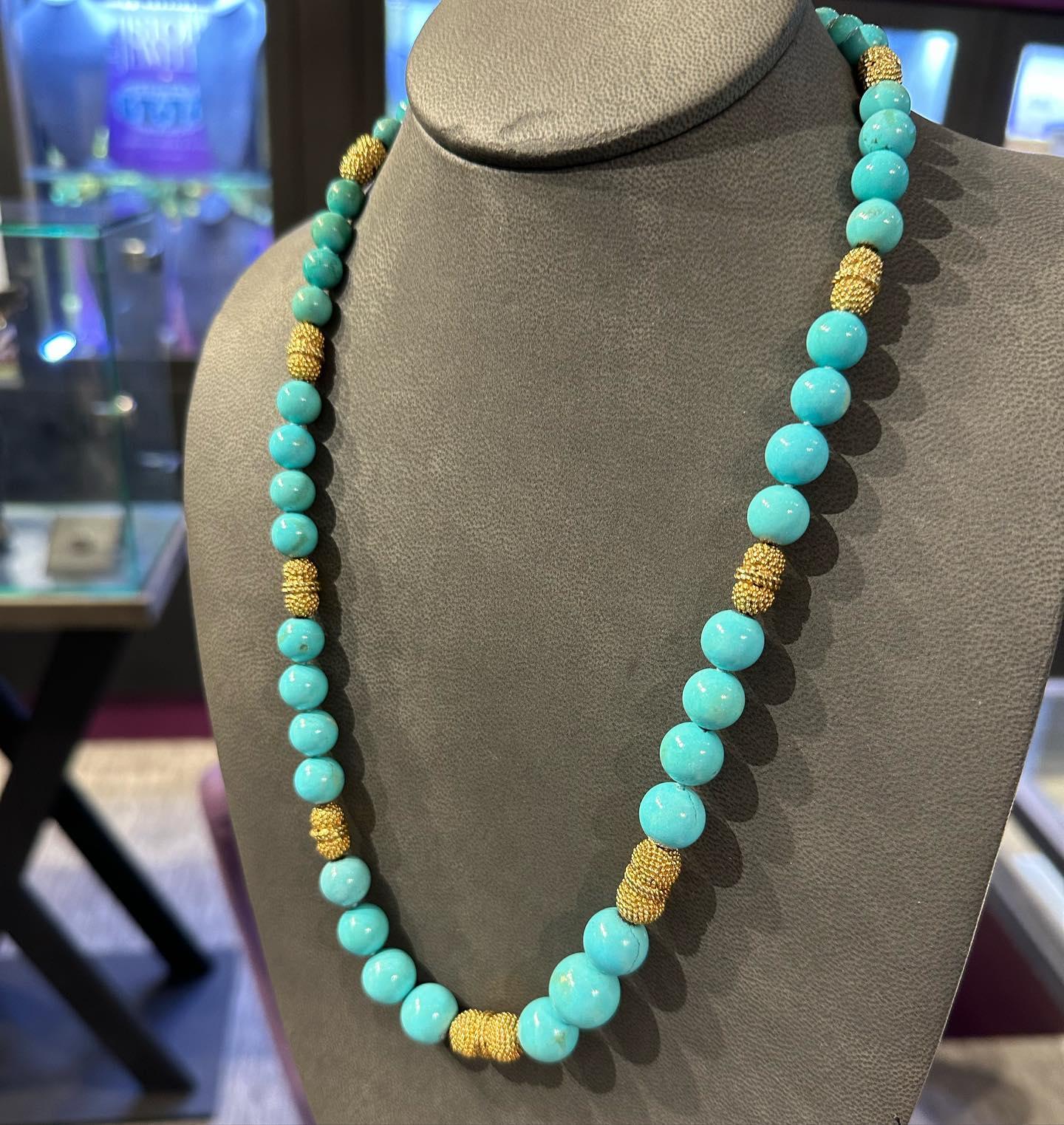 Van Cleef & Arpels Turquoise Bead Necklace 6