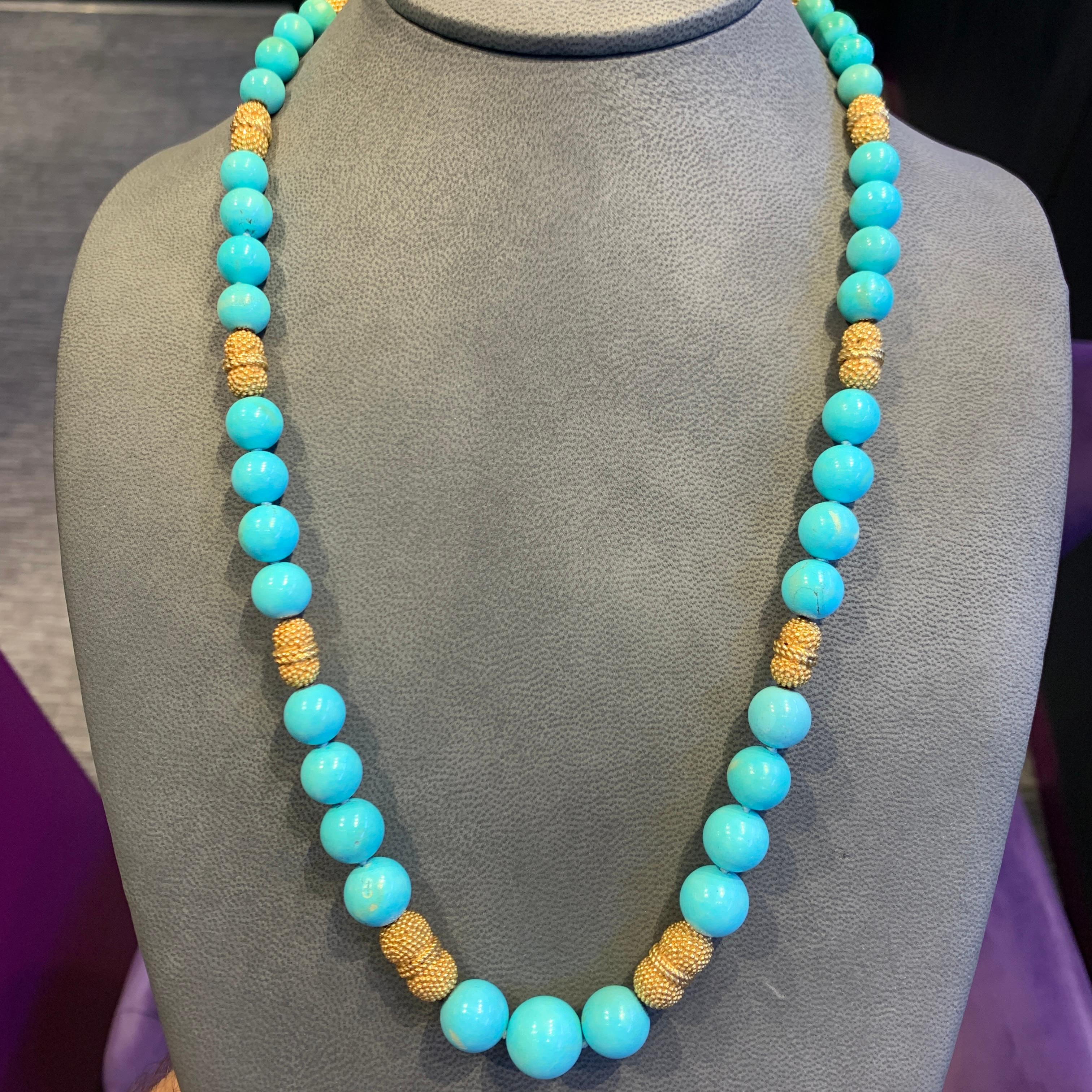 Van Cleef & Arpels Turquoise Bead Necklace 1