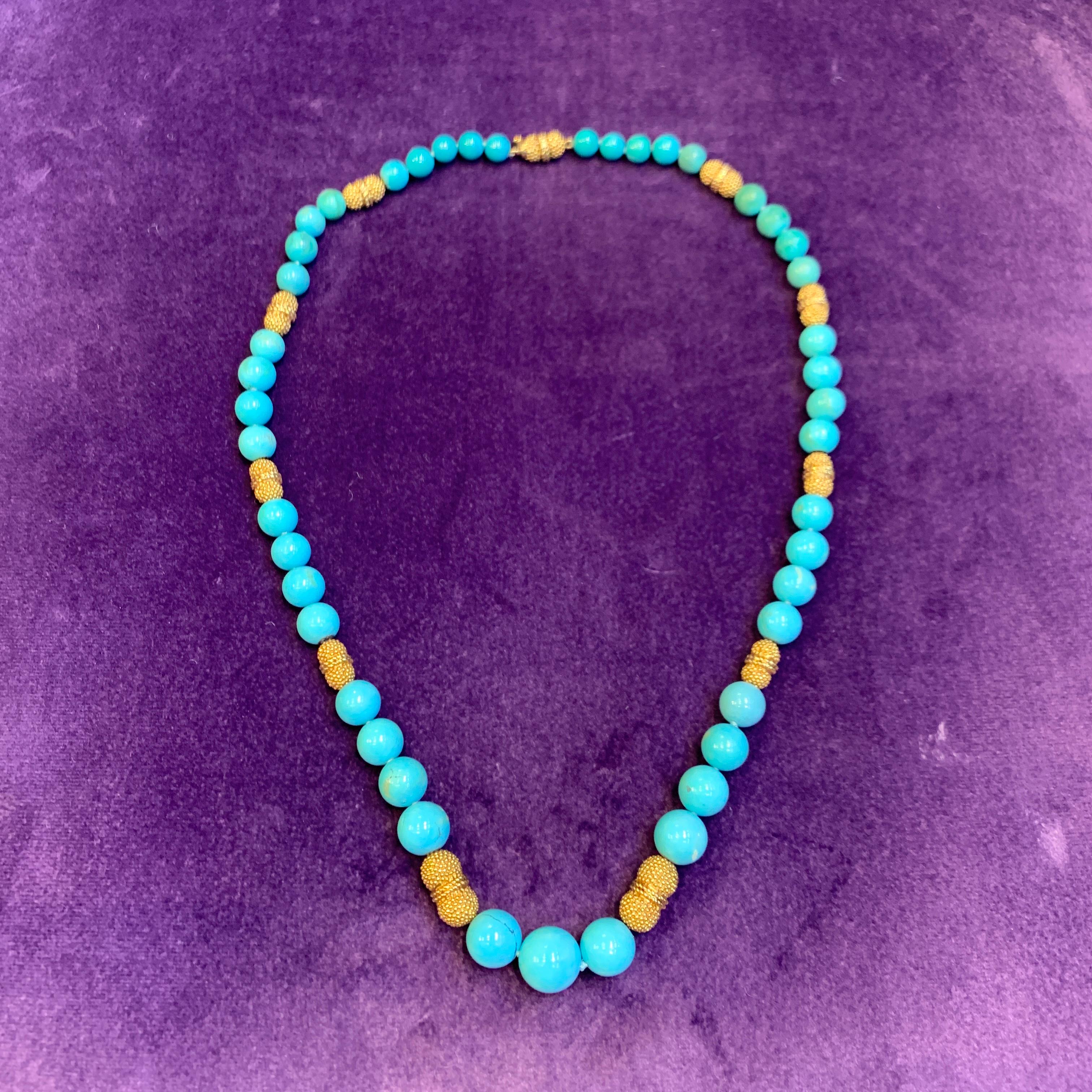 Van Cleef & Arpels Turquoise Bead Necklace 3