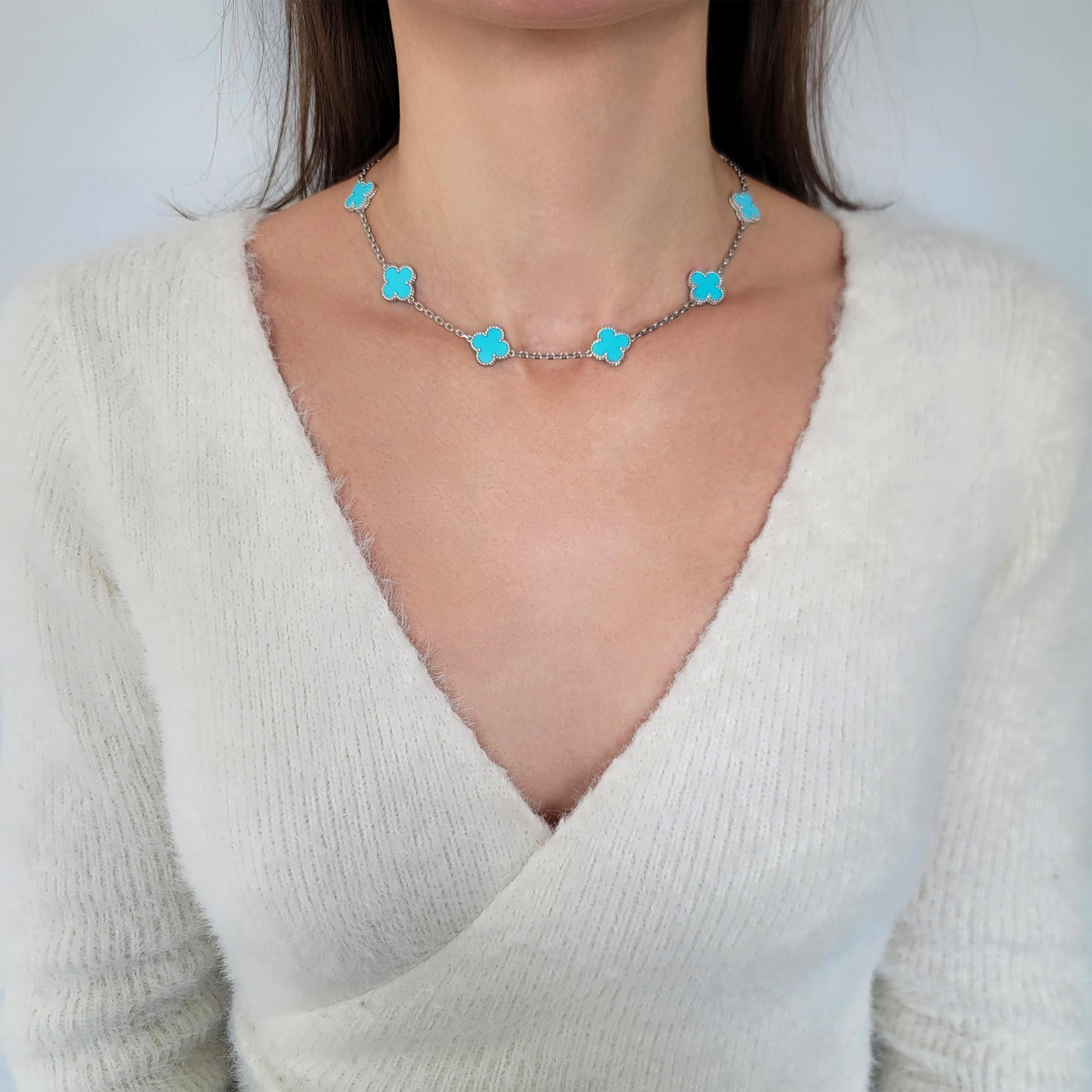 Artiste Van Cleef & Arpels  Collier Turquoise 