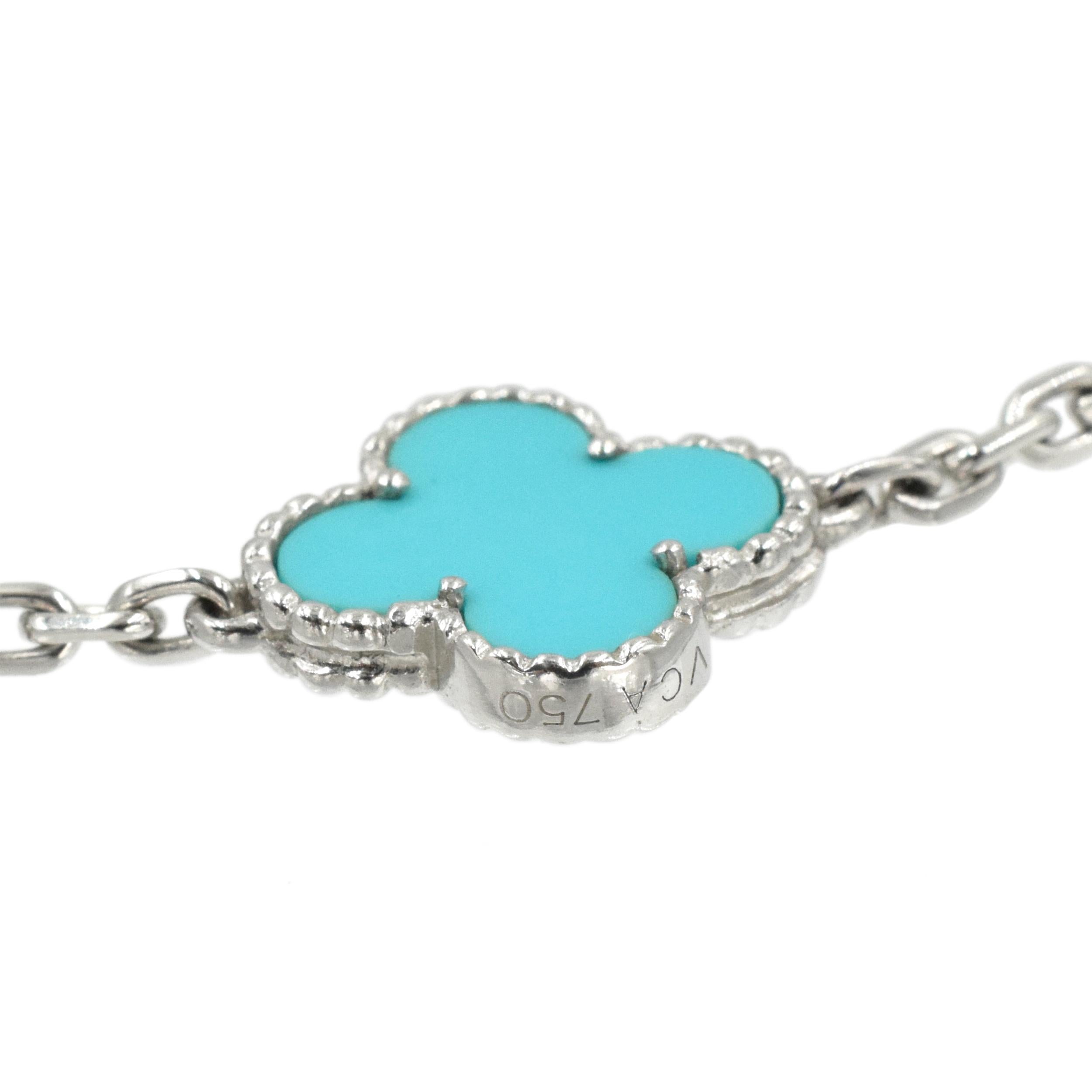 Taille ronde Van Cleef & Arpels  Collier Turquoise 