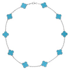 Van Cleef & Arpels  Collier Turquoise "Vintage Alhambra".