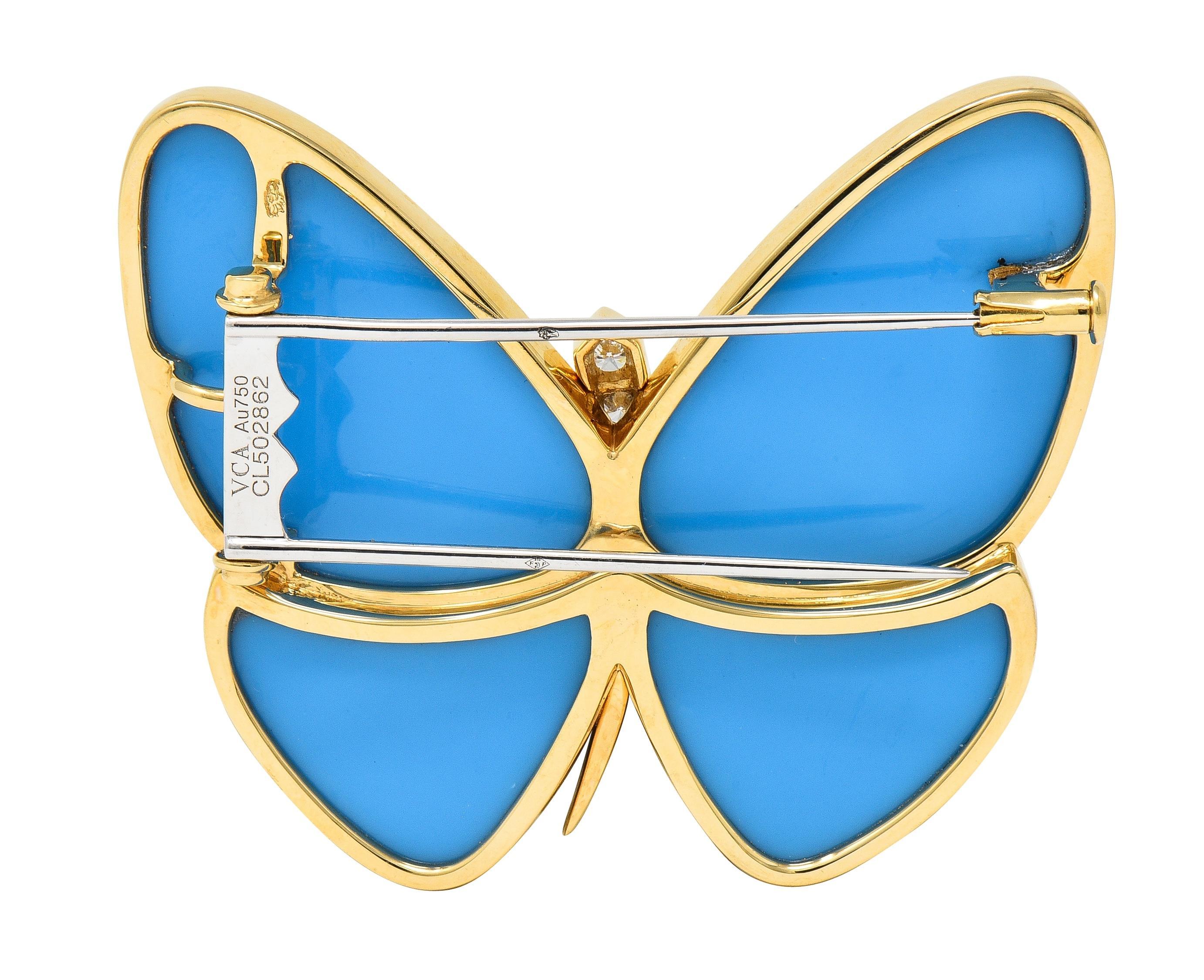 blue butterfly van cleef