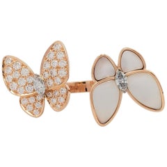Van Cleef & Arpels 'Two Butterfly' Between-the-Finger Ring