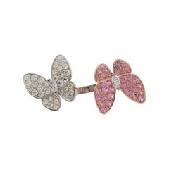 Van Cleef & Arpels 'Two Butterfly' Between-the-Finger Ring