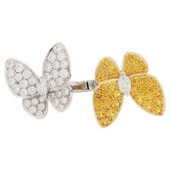 Van Cleef & Arpels Two Butterfly Between-the-Finger Ring