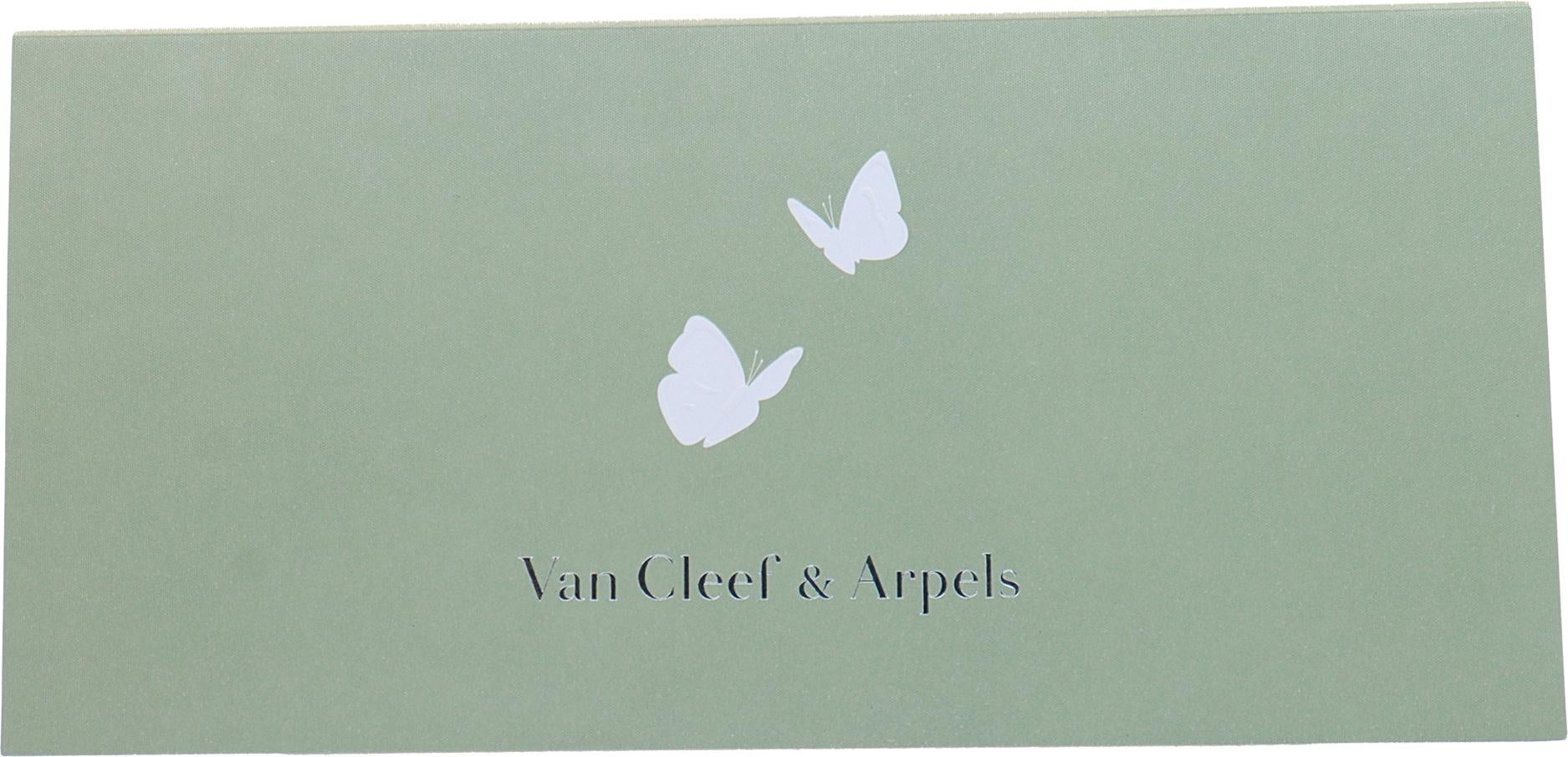Van Cleef & Arpels Two Butterfly Diamond White Gold Earrings 4