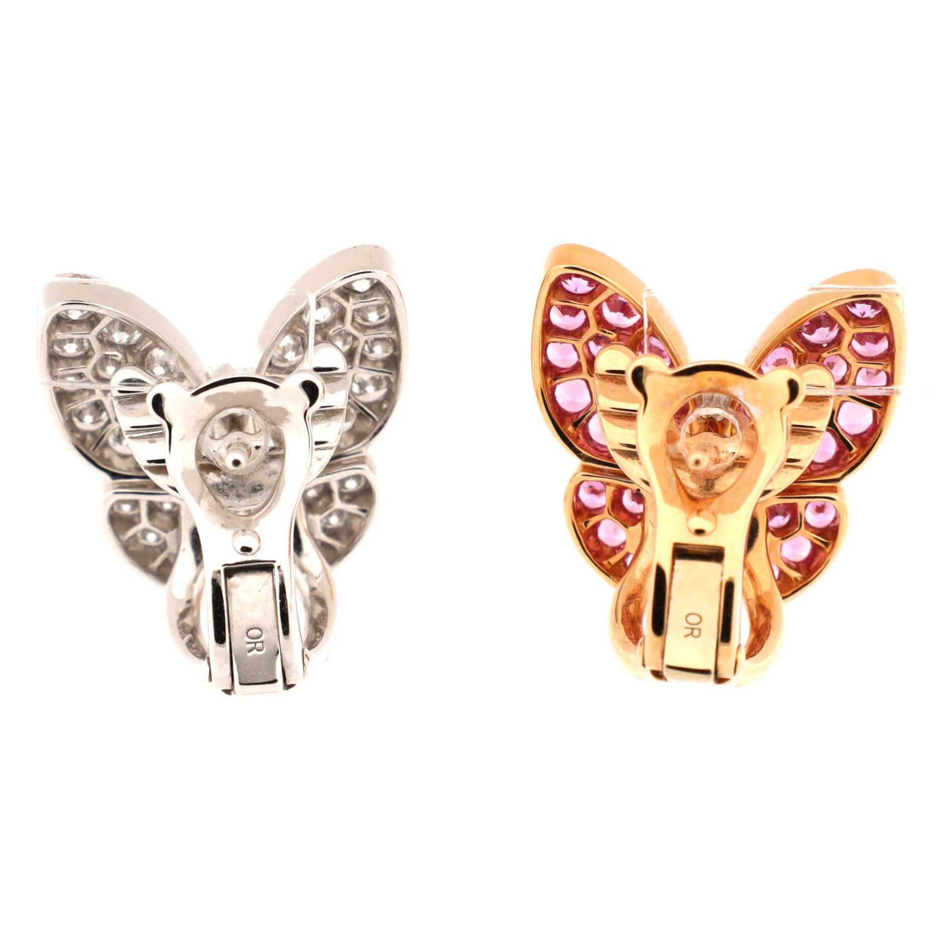 van cleef earrings butterfly
