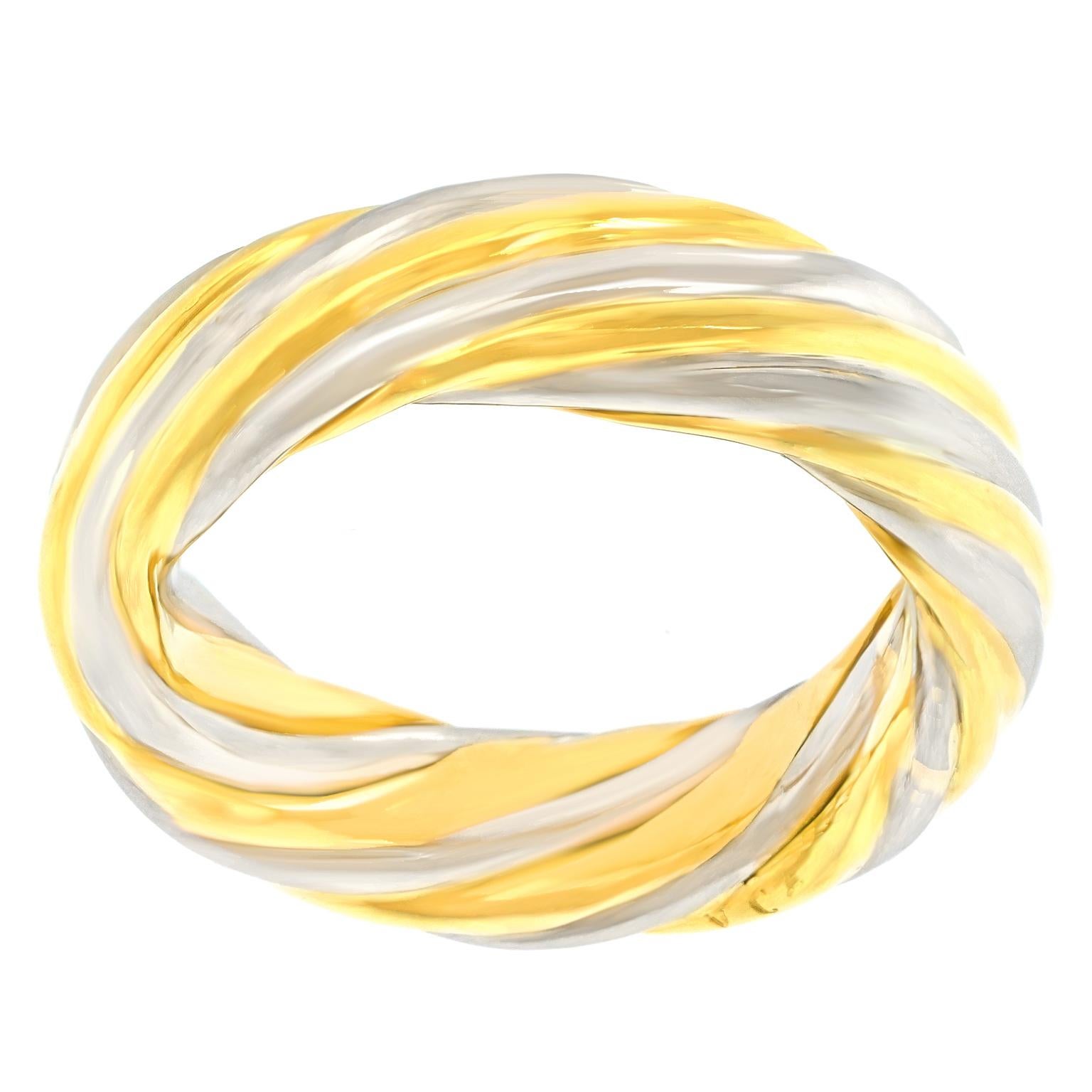 Anello in oro bicolore Van Cleef & Arpels In condizioni ottime in vendita a Litchfield, CT