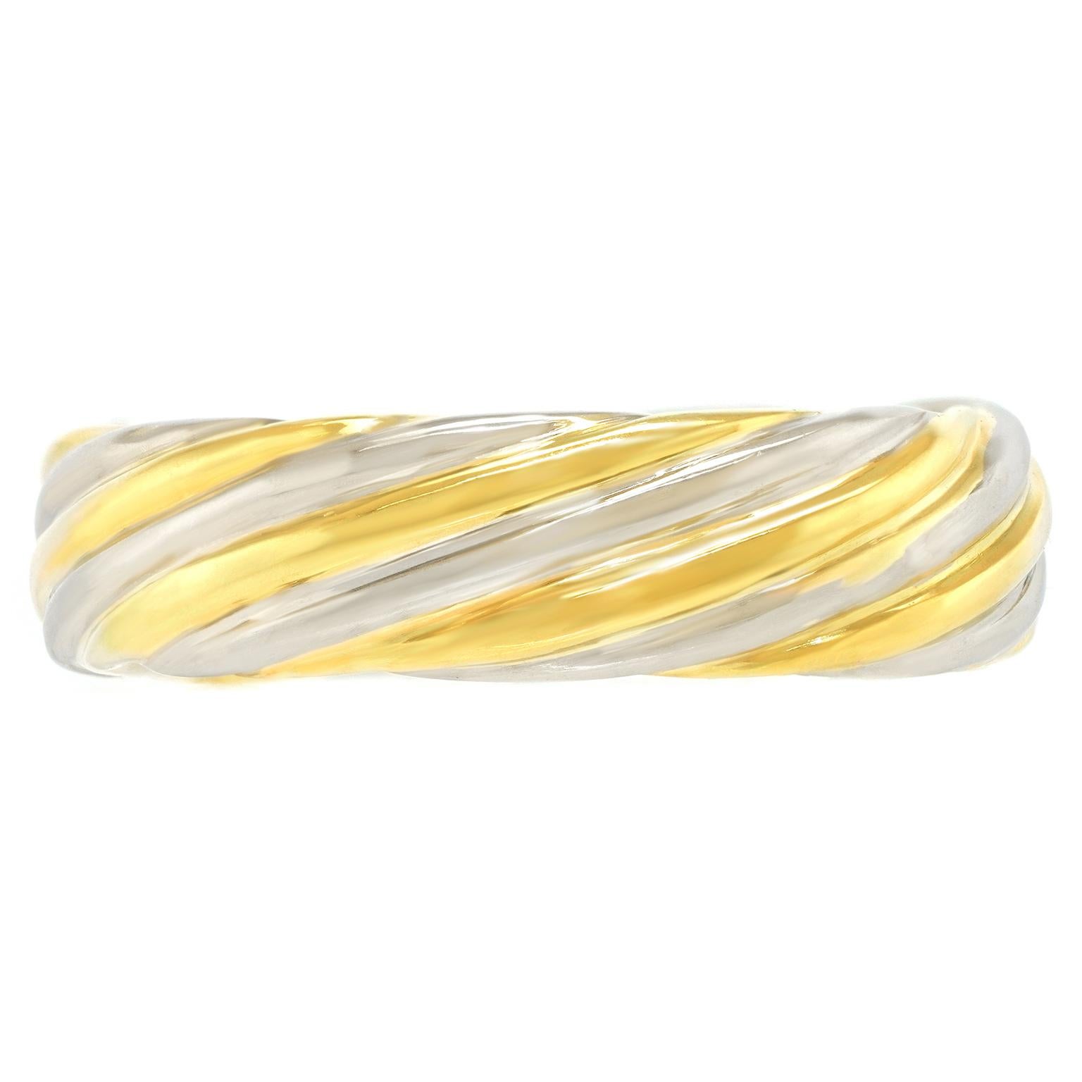 Anello in oro bicolore Van Cleef & Arpels in vendita 3