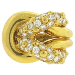 Van Cleef & Arpels VCA 1.20 Carat Diamond Knot Ring