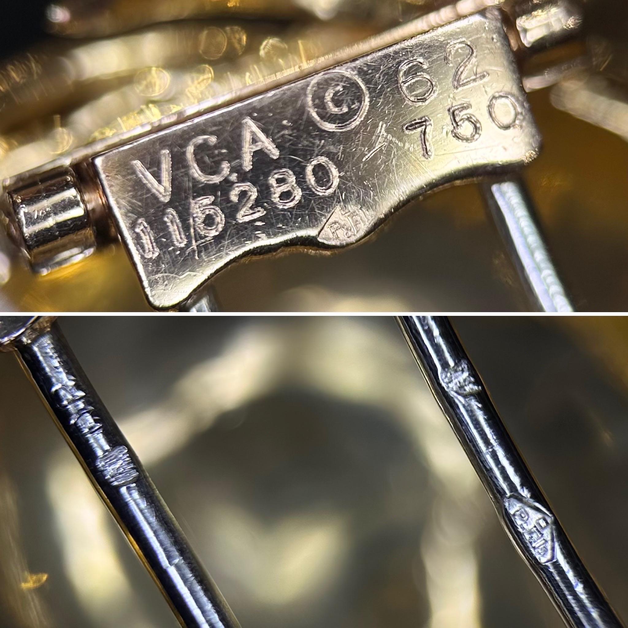Van Cleef & Arpels VCA Lion Ebouriffé Diamond Emerald Brooch Yellow Gold French 7