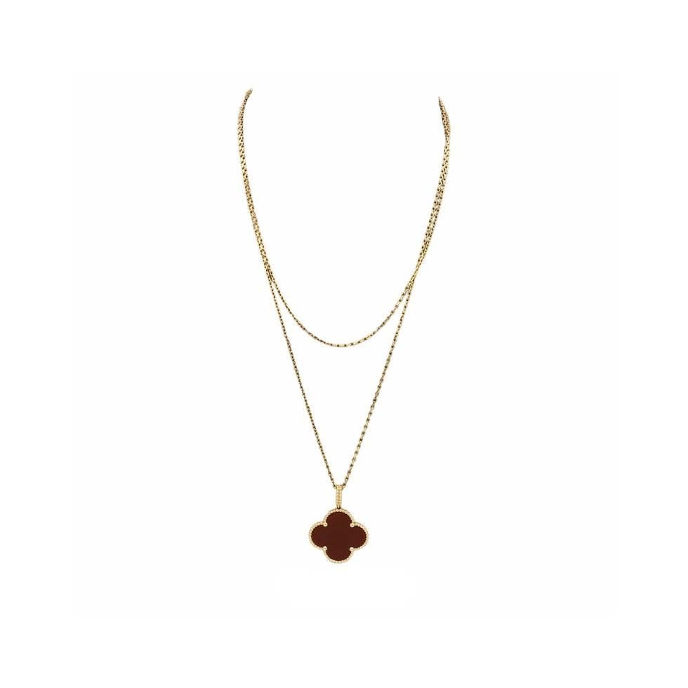 mini van cleef necklace