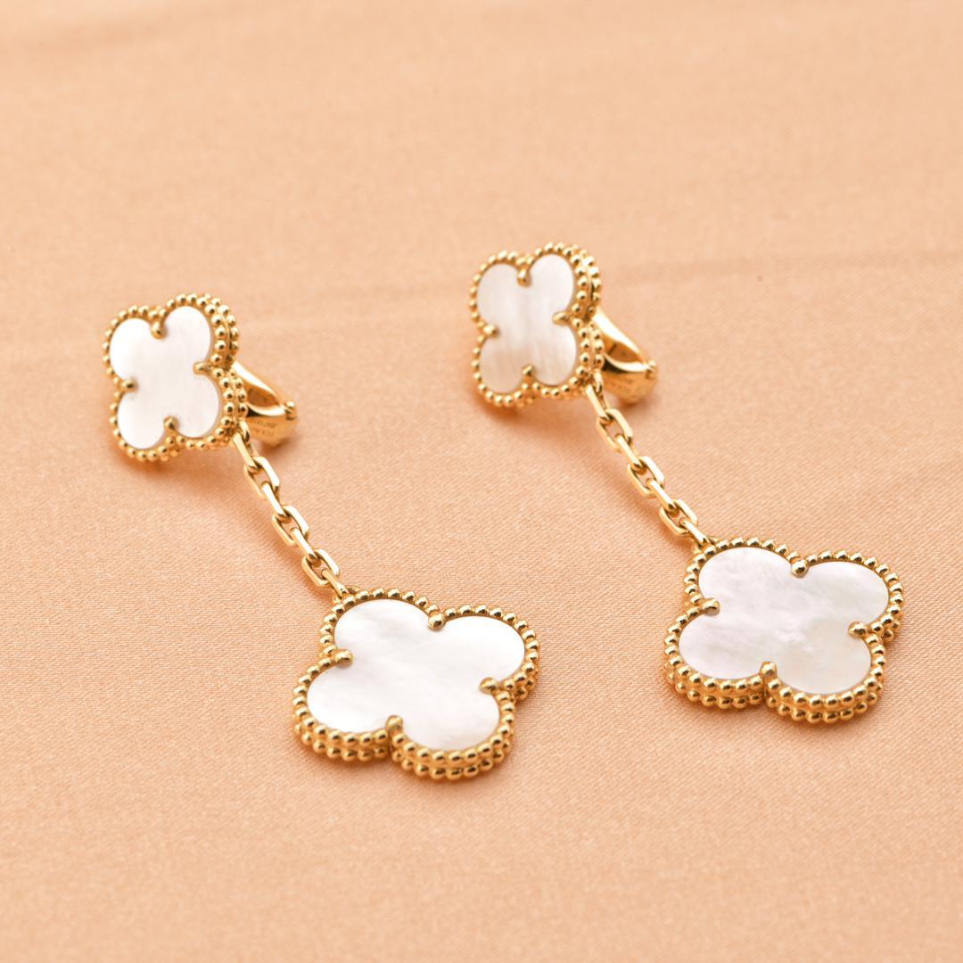 vca earrings alhambra