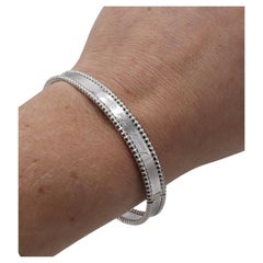 Van Cleef & Arpels VCA Perlée Signature White Gold Bracelet
