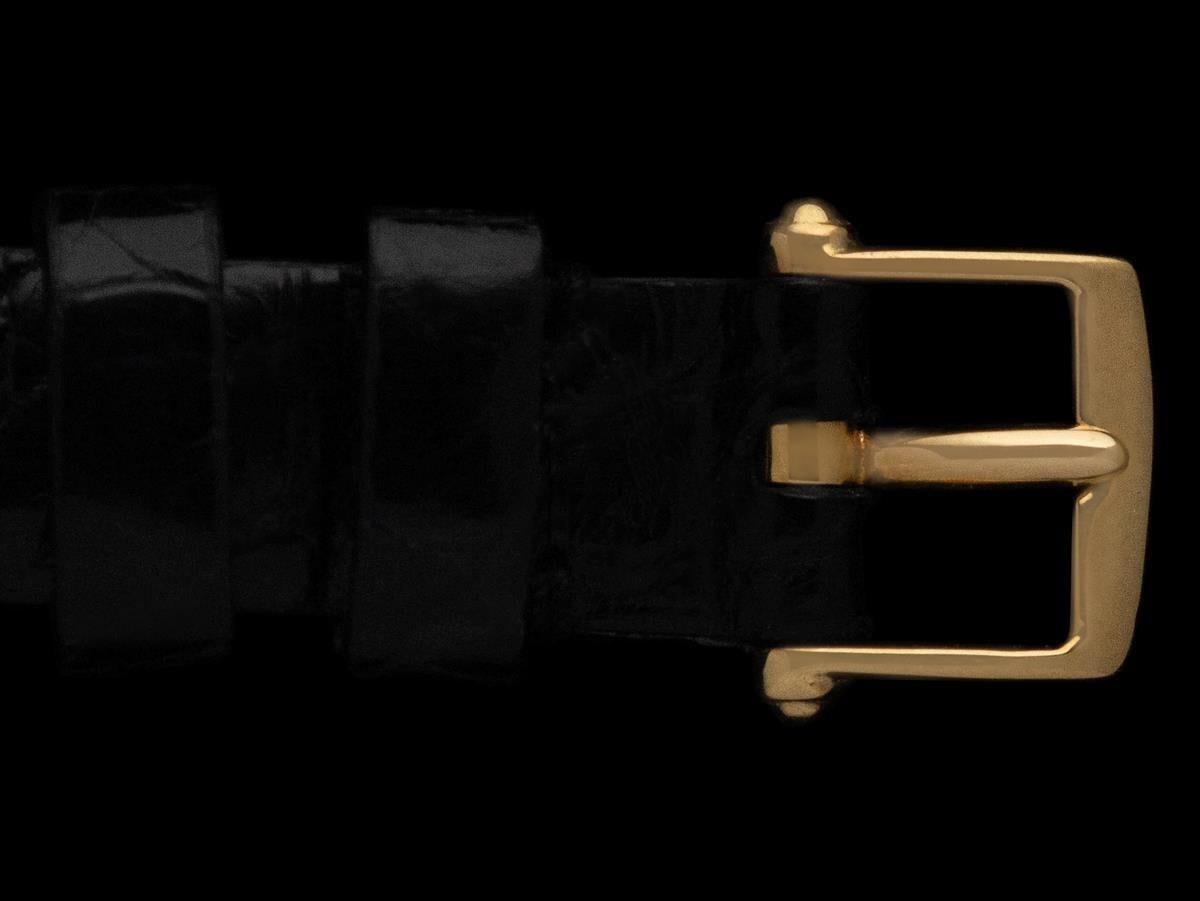 Van Cleef & Arpels VCA Rare Ladies Cocktail Watch - 18K Gold & Factory Diamonds For Sale 4