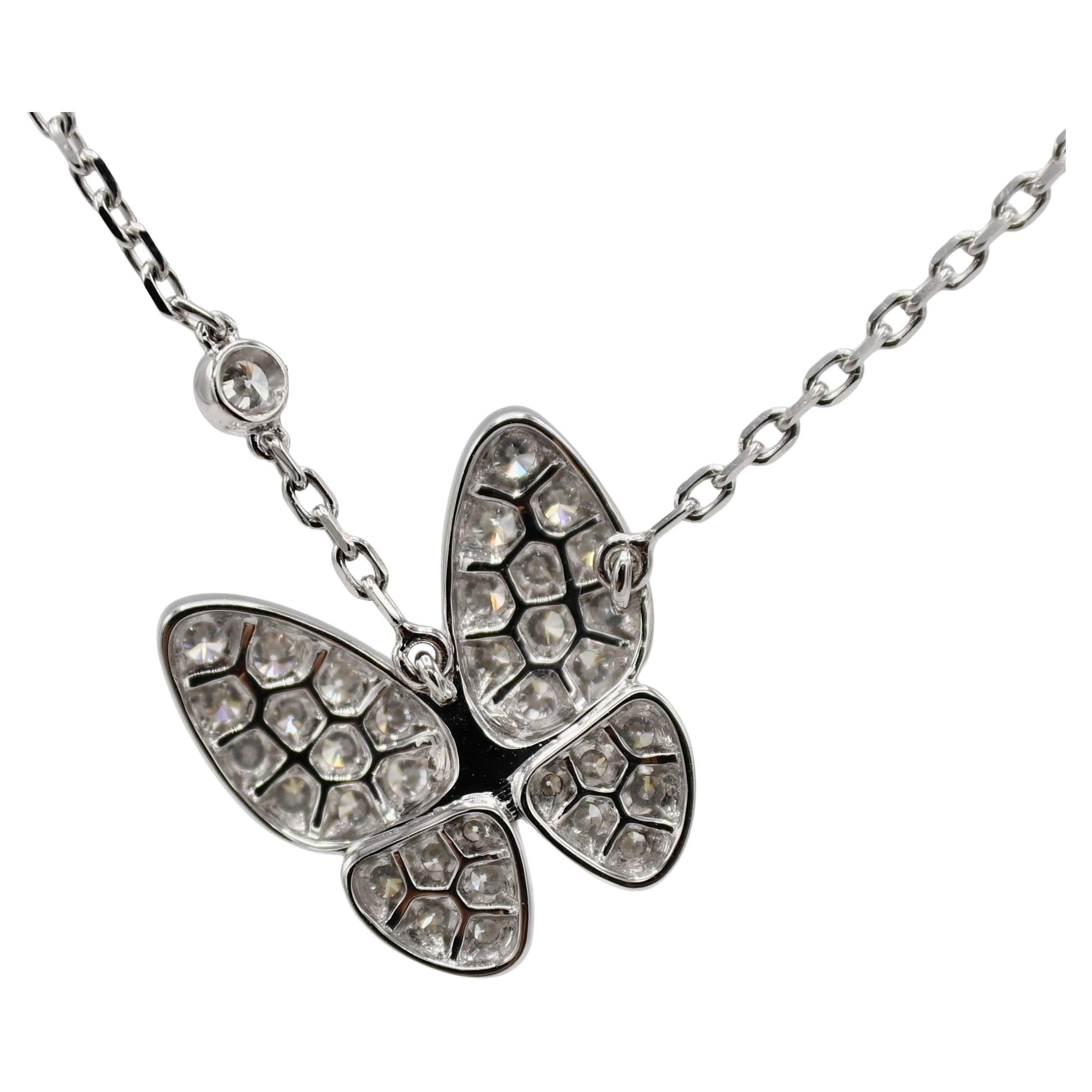 van cleef butterfly necklace