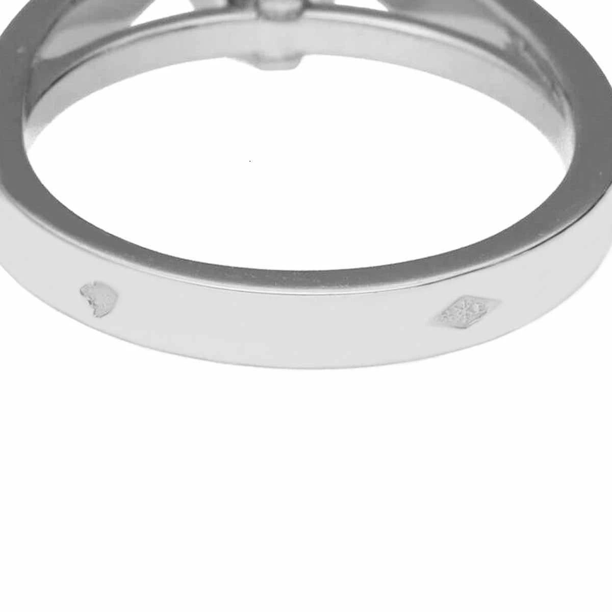 Van Cleef & Arpels Vendome Solitaire Diamond 0.51ct D-VVS2-V Platinum Ring US 4 For Sale 2