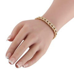 Pulsera vintage de Van Cleef & Arpels, de oro amarillo de 18 quilates con diamantes de 10,50 quilates, modelo VC04-060426