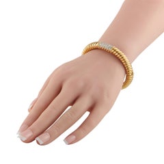 Bracelet Van Cleef & Arpels Vintage en or jaune 18 carats serti de diamants VC13-061926