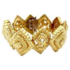 Van Cleef & Arpels Vintage 18K Yellow Gold Link Bracelet 85.7 Grams