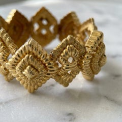 Van Cleef & Arpels Vintage 18K Yellow Gold Link Bracelet