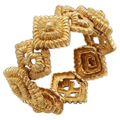 Van Cleef & Arpels Vintage 18K Yellow Gold Link Bracelet