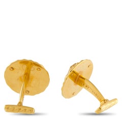 Van Cleef & Arpels Vintage 18K Yellow Gold Panther Cufflinks