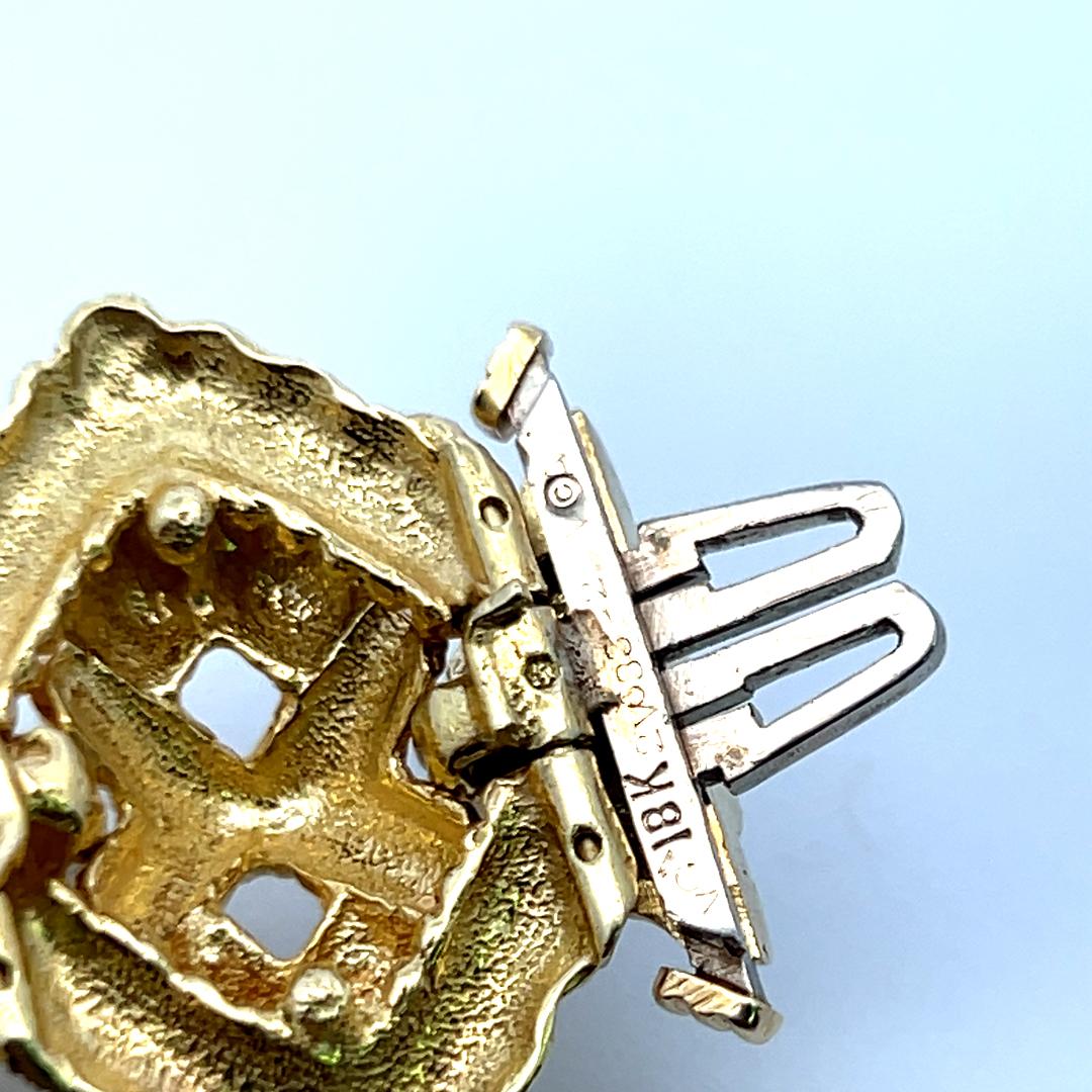 Van Cleef & Arpels Vintage 85.70 grammes A Link en or jaune 18 carats en vente 6