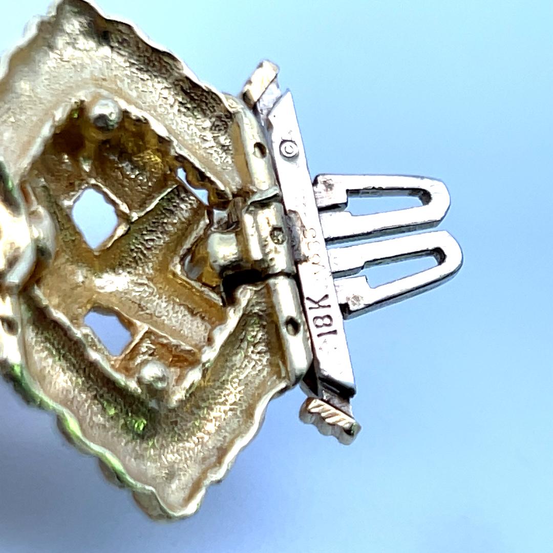 Van Cleef & Arpels Vintage 85.70 grammes A Link en or jaune 18 carats en vente 7