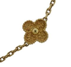Van Cleef & Arpels Vintage Alhambra 10 Motif Necklace