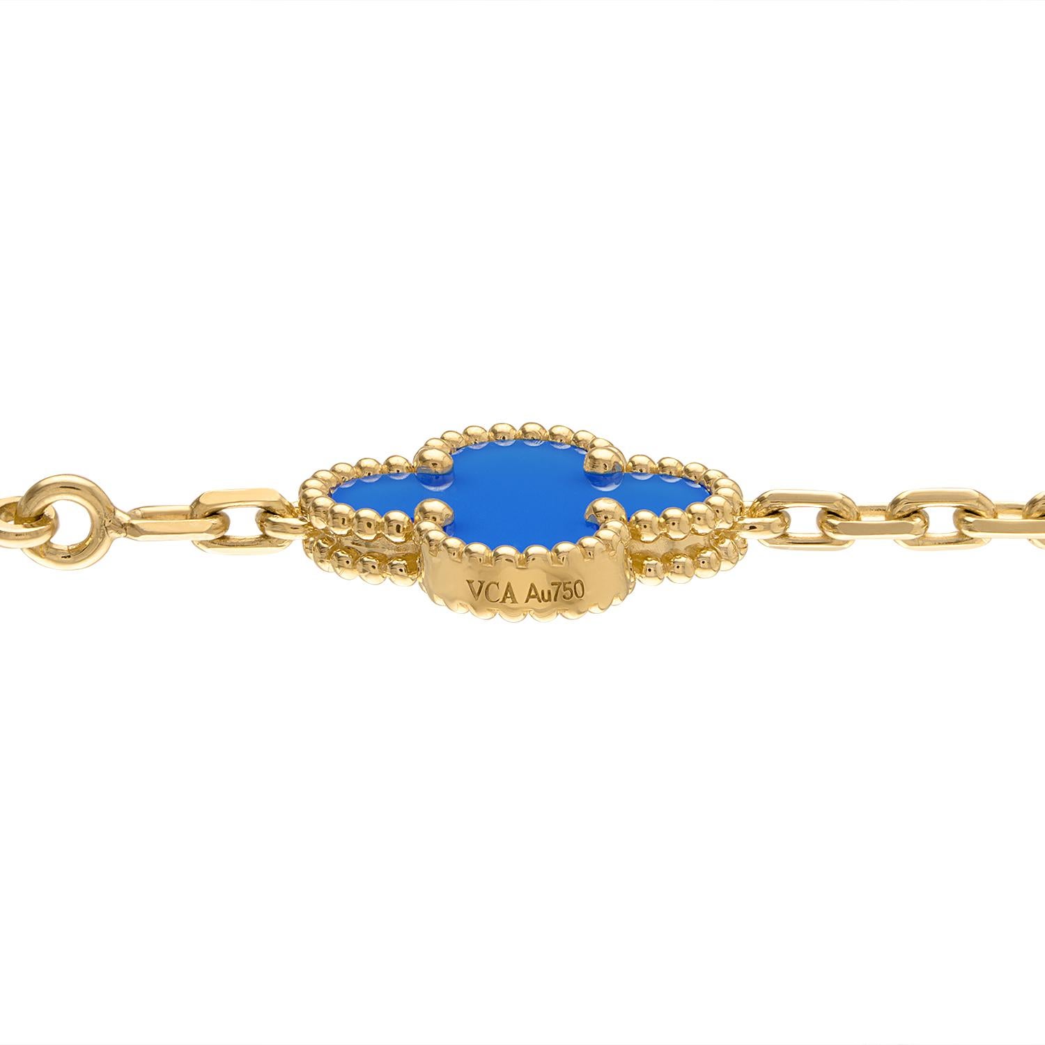 van cleef agate necklace