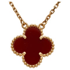 Van Cleef & Arpels Vintage Alhambra 18K Rose Gold Pendant