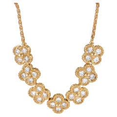 Van Cleef & Arpels Vintage Alhambra Oro giallo 18 carati 1,52 carati Diamante 7 Motivo