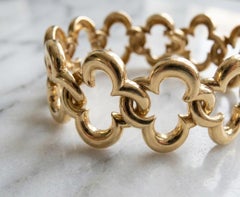 Van Cleef & Arpels Vintage Alhambra 18K Yellow Gold Bracelet